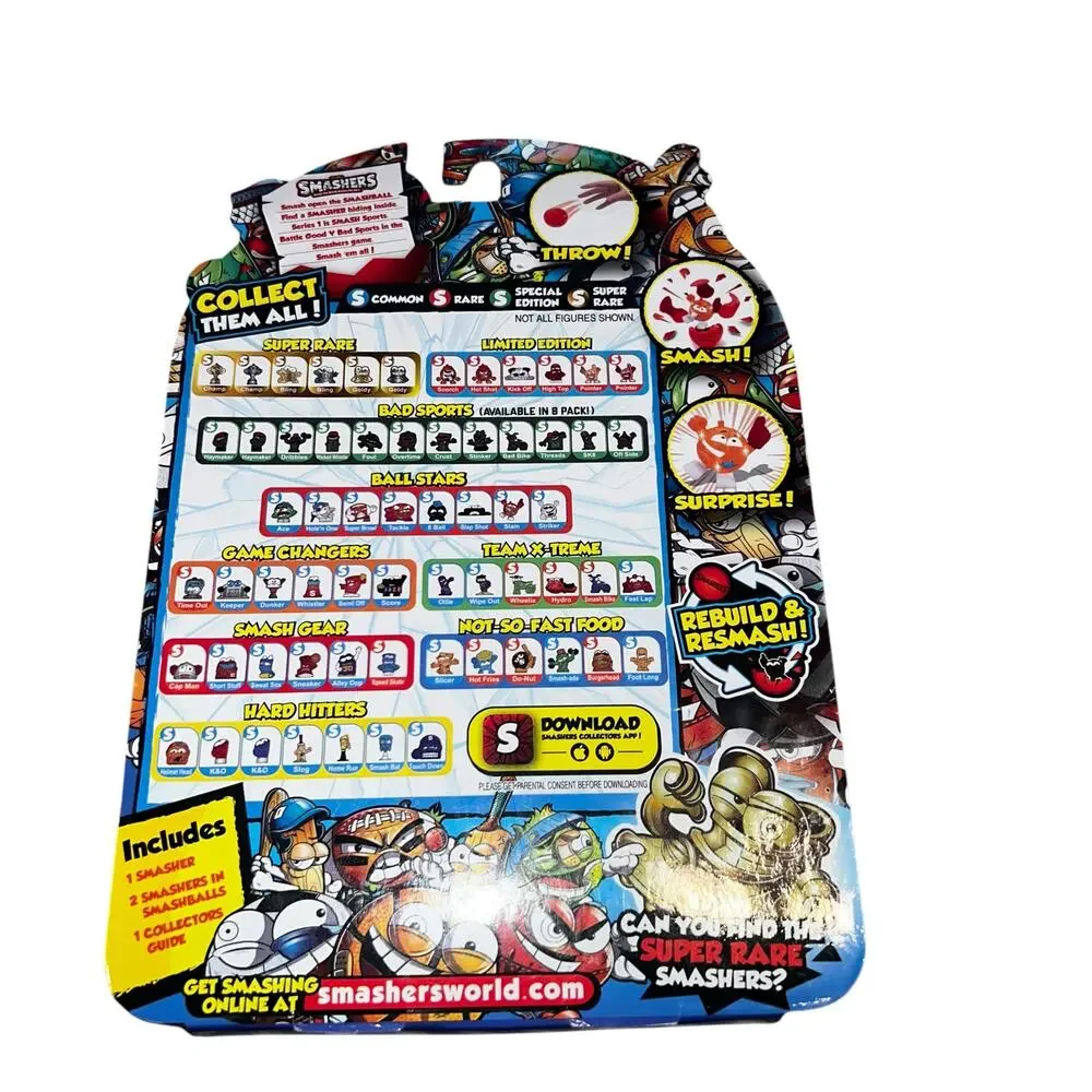 ZURU SMASHERS SERIES 1 SMASH PACK 3 PACK SEALED NEW